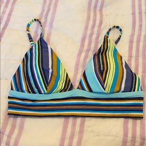 Aerie NWT Striped Bathing Suit Top